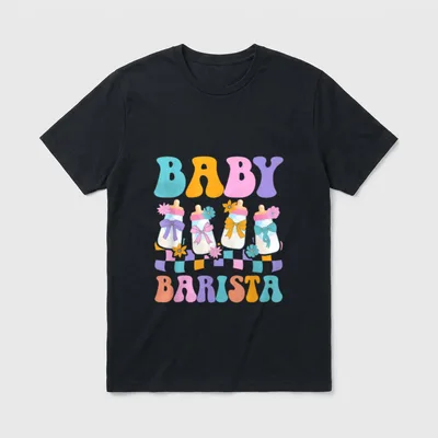 Baby Barista NICU Nurse Neonatal Intensive T-Shirt – Classic T-Shirt in Black