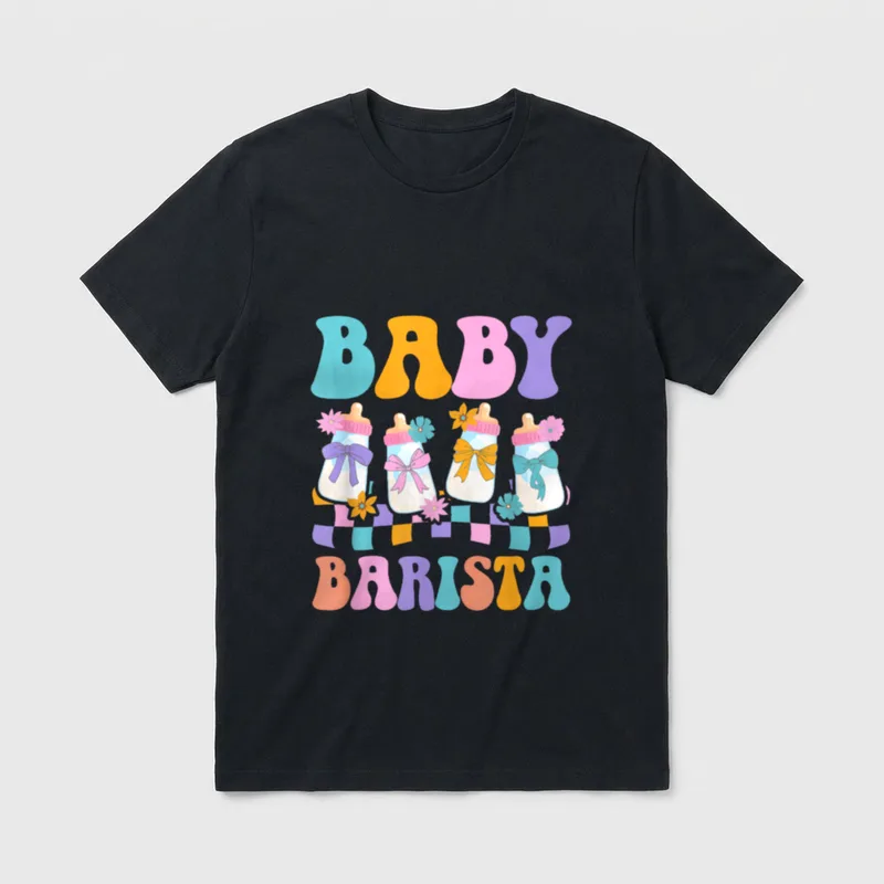 Baby Barista NICU Nurse Neonatal Intensive T-Shirt – Classic T-Shirt in Black