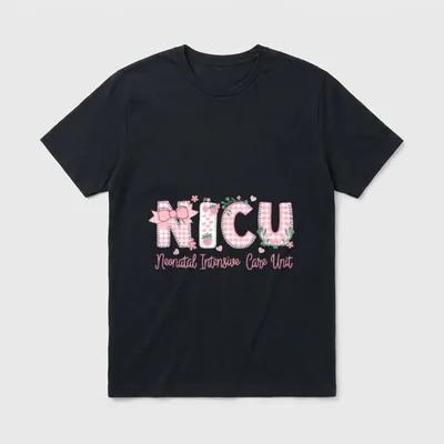 NICU Nurse Week Neonatal Intensive Lightweight T-Shirt – Classic T-Shirt in Black