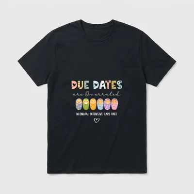 Boho Baby NICU Nurse Neonatal Care T-Shirt – Classic T-Shirt in Black
