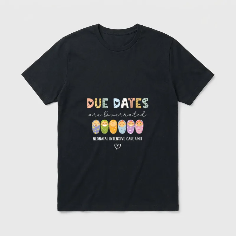Boho Baby NICU Nurse Neonatal Care T-Shirt – Classic T-Shirt in Black