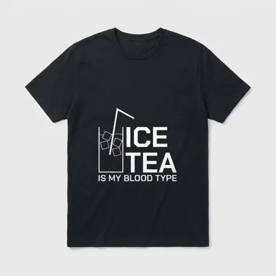 Ice Tea I Coffee Iced Nurse T-Shirt – Classic T-Shirt in Black