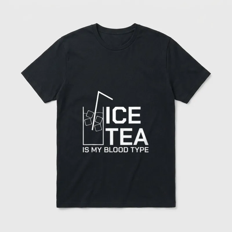 Ice Tea I Coffee Iced Nurse T-Shirt – Classic T-Shirt in Black