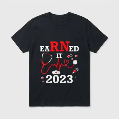 Earned It 2023 T-Shirt – “EARNED IT 2023” – Classic T-Shirt in Black