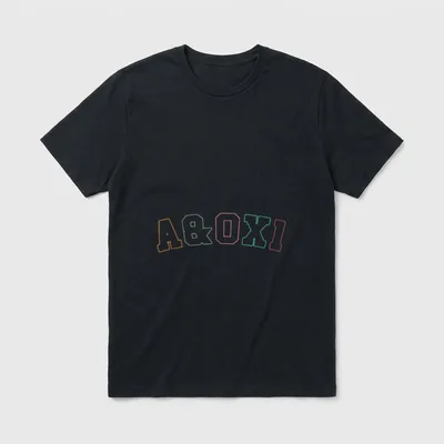 Nurse Student Graduation Alert T-Shirt – Arched collegiate lettering displaying “A&Ox1” – Classic T-Shirt in Black