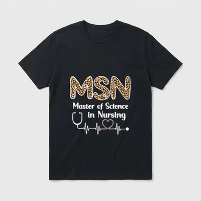 Master of Science in Nursing Student T-Shirt – Classic T-Shirt in Black