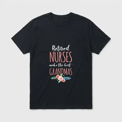 Medical Worker Retirement Retired Nurse Nursing T-Shirt – Classic T-Shirt in Black