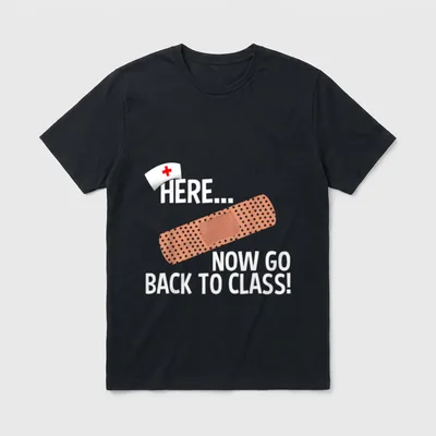 School Nurse Medical Nursing Appreciation Day T-Shirt – Classic T-Shirt in Black
