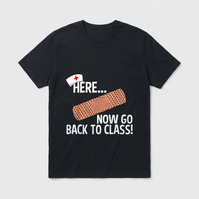 School Nurse Medical Nursing Appreciation Day T-Shirt – Classic T-Shirt in Black
