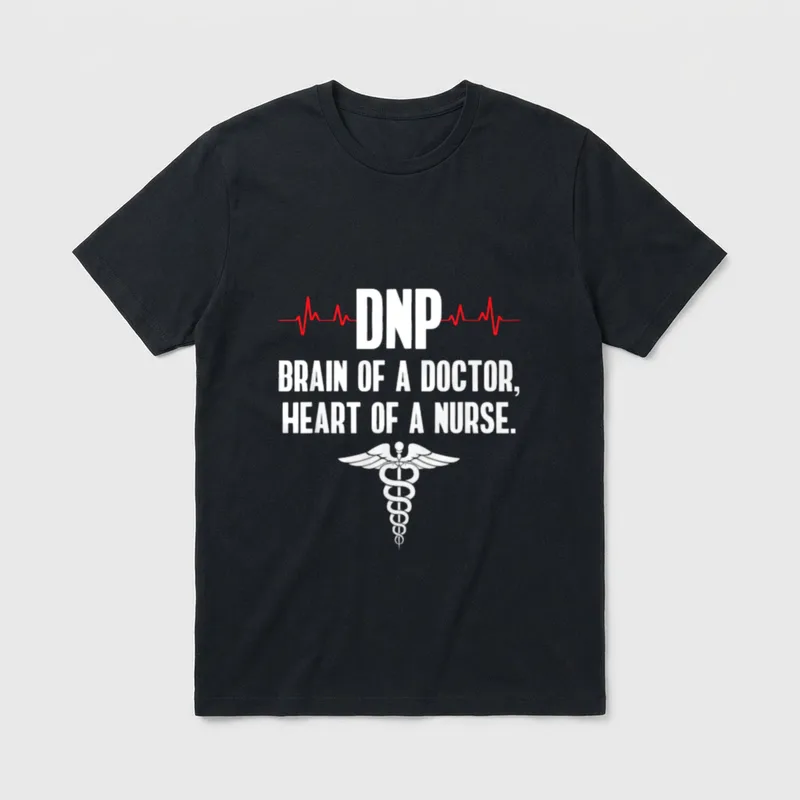 DNP Doctor of Nursing Practice Brain T-Shirt – Classic T-Shirt in Black