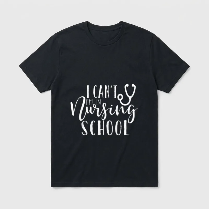 I'm in Nursing School Graduate T-Shirt – Classic T-Shirt in Black