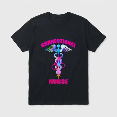 Correctional Nurse Jails Prisons Inmate Care T-Shirt – Classic T-Shirt in Black