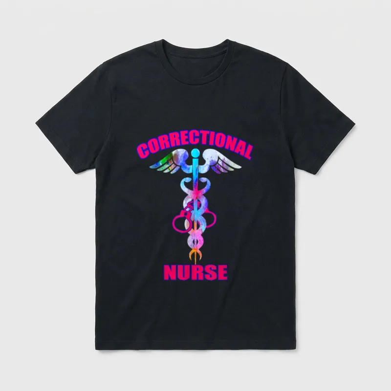 Correctional Nurse Jails Prisons Inmate Care T-Shirt – Classic T-Shirt in Black