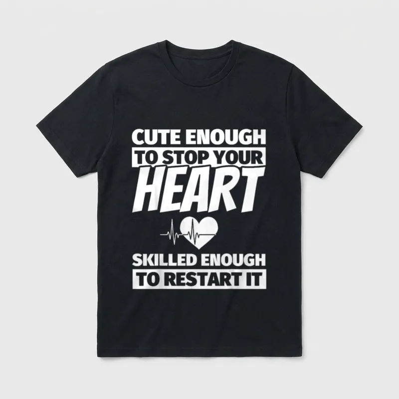 Female Nursing School Graduation T-Shirt – Classic T-Shirt in Black