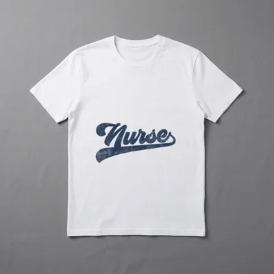 Nurse Cute Vintage Nursing T-Shirt – Classic T-Shirt in Black