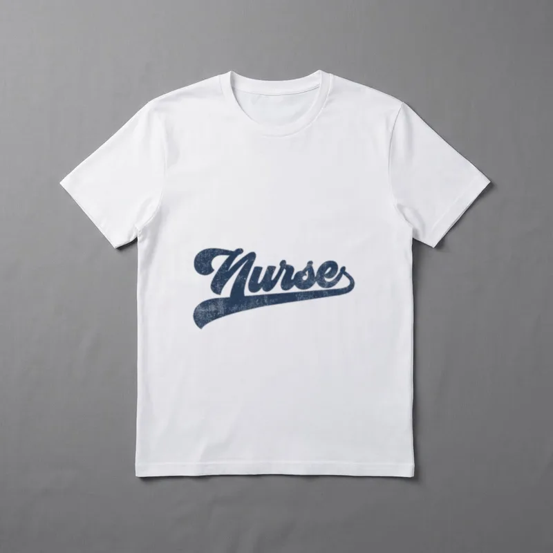 Nurse Cute Vintage Nursing T-Shirt – Classic T-Shirt in Black