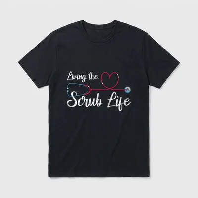 Ich Das Stethoscope Nursing T-Shirt – Classic T-Shirt in Black