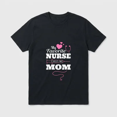 My Favorite Nurse Calls Me PERFECT T-Shirt – Classic T-Shirt in Black