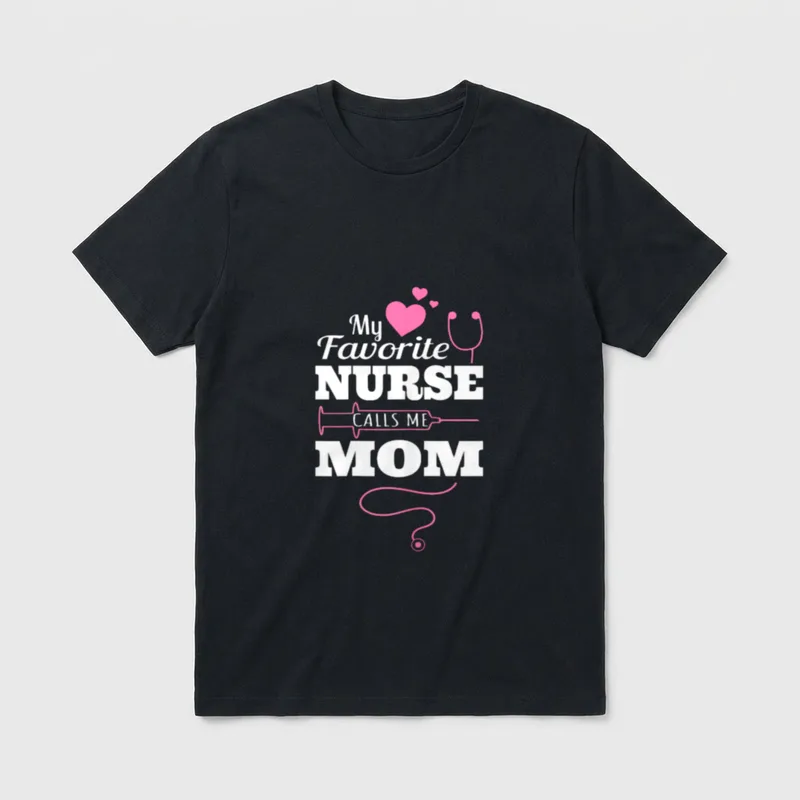 My Favorite Nurse Calls Me PERFECT T-Shirt – Classic T-Shirt in Black