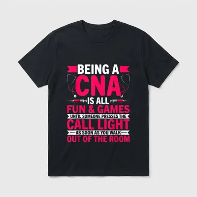 CNA Medical Nursing Nurse T-Shirt – Classic T-Shirt in Black