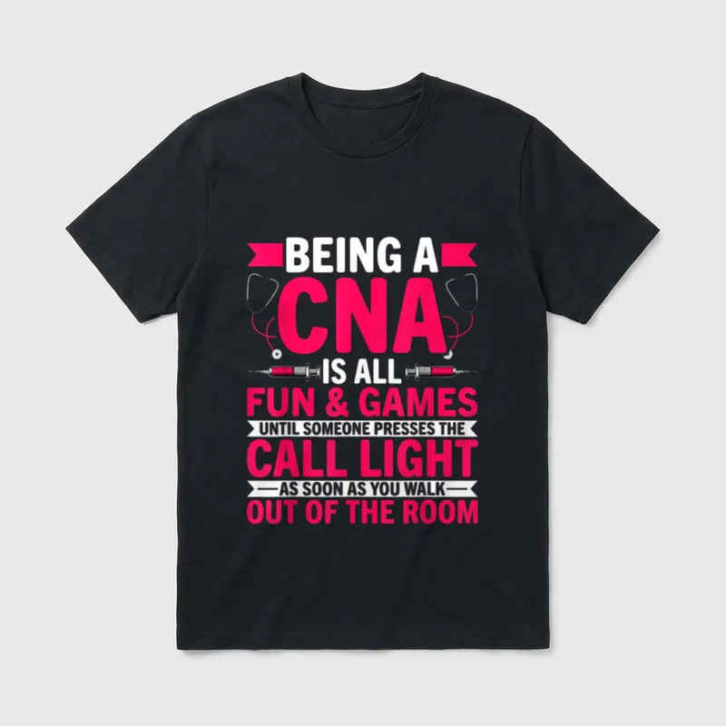 CNA Medical Nursing Nurse T-Shirt – Classic T-Shirt in Black