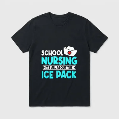 School Nurse Student Nursing Licensed Health T-Shirt – Classic T-Shirt in Black