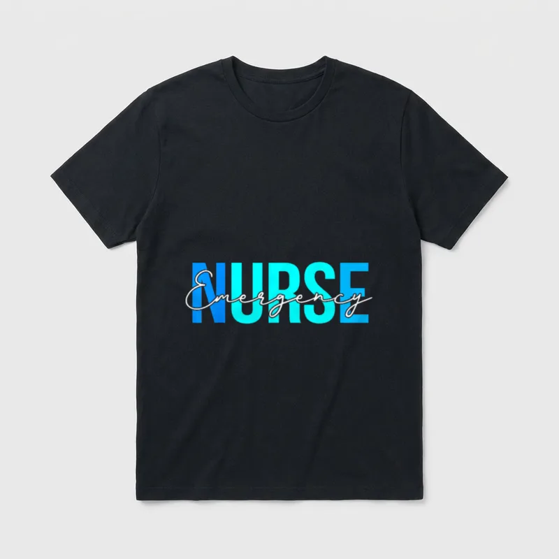 Emergency Nurse Lightweight T-Shirt – Classic T-Shirt in Black