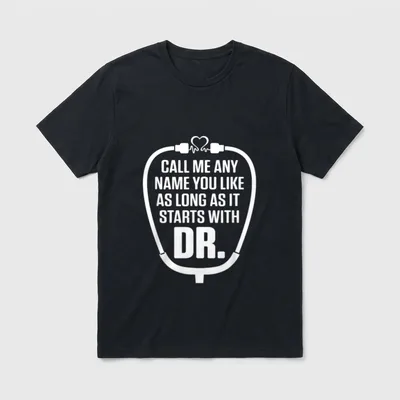DNP Doctor of Nursing Practice Name T-Shirt – Classic T-Shirt in Black