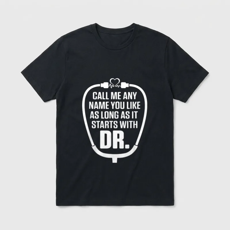 DNP Doctor of Nursing Practice Name T-Shirt – Classic T-Shirt in Black