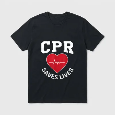 Saves Lives EMS Paramedic EMT Nurse T-Shirt – Classic T-Shirt in Black