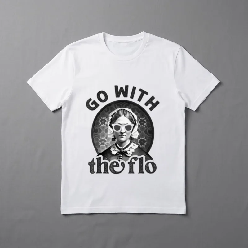 History Nurse Florence Nightingale Go T-Shirt – Classic T-Shirt in Black