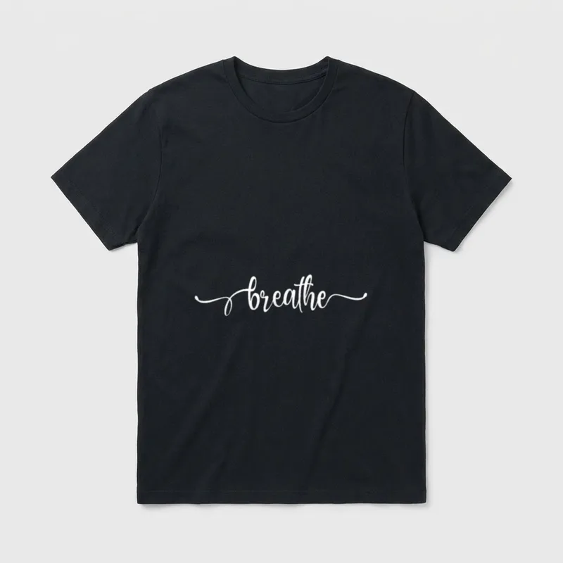 Breathe Respiratory Therapist Therapy RT Nurse T-Shirt – Classic T-Shirt in Black
