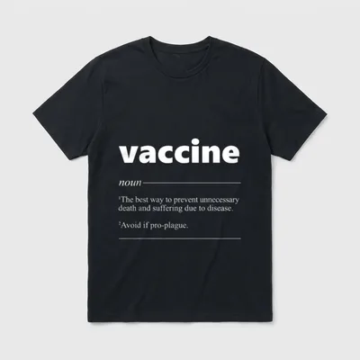 Vaccine Definition Nurse Doctor Vaccination T-Shirt – Classic T-Shirt in Black