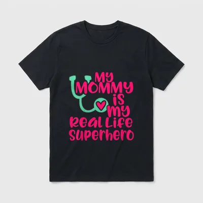 Real Life Superhero Nurse or Doctor T-Shirt – Classic T-Shirt in Black