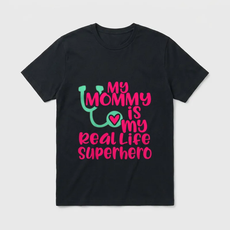 Real Life Superhero Nurse or Doctor T-Shirt – Classic T-Shirt in Black