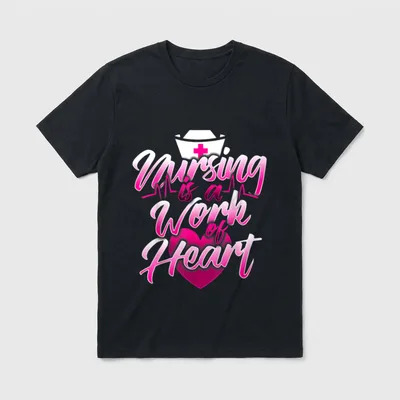 Great RN CNA LPN Saying Nurse T-Shirt – Classic T-Shirt in Black