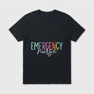 Nurses Emergency Department Nursing Room Health T-Shirt – Classic T-Shirt in Black