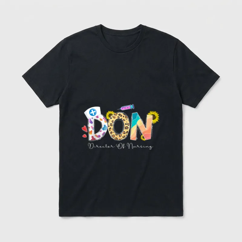 Director of Nursing Nurse T-Shirt – Classic T-Shirt in Black