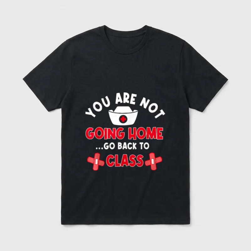 School Nurse Student Nursing Licensed Practitioners T-Shirt – Classic T-Shirt in Black