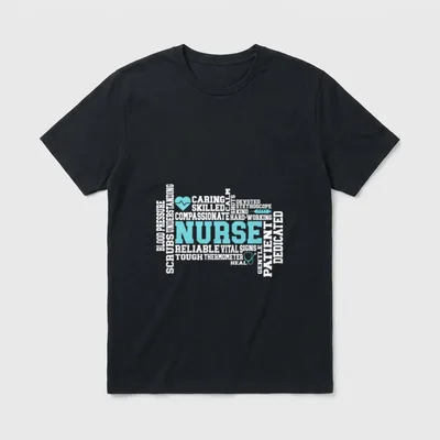 Nurse RN LVN Nursing School Medical T-Shirt – Classic T-Shirt in Black