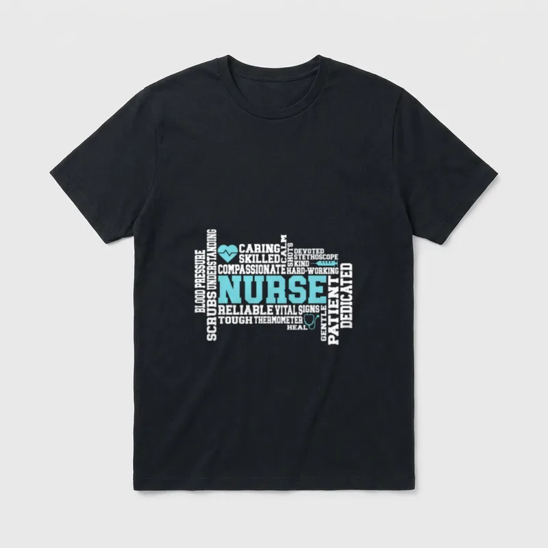 Nurse RN LVN Nursing School Medical T-Shirt – Classic T-Shirt in Black