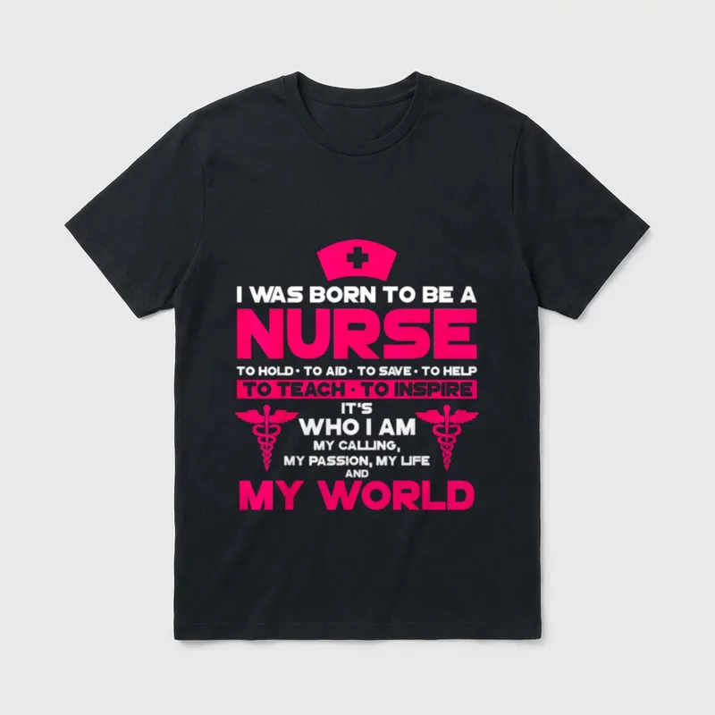 RN LVN CNA Nurse Life Passion T-Shirt – Classic T-Shirt in Black