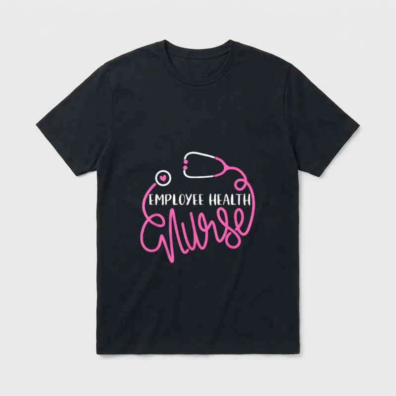 Employee Health Nurse Occupational Nursing T-Shirt – Classic T-Shirt in Black
