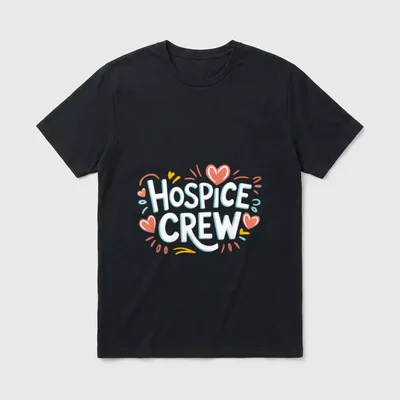 Hospice Nurse Team and Nursing T-Shirt – Classic T-Shirt in Black