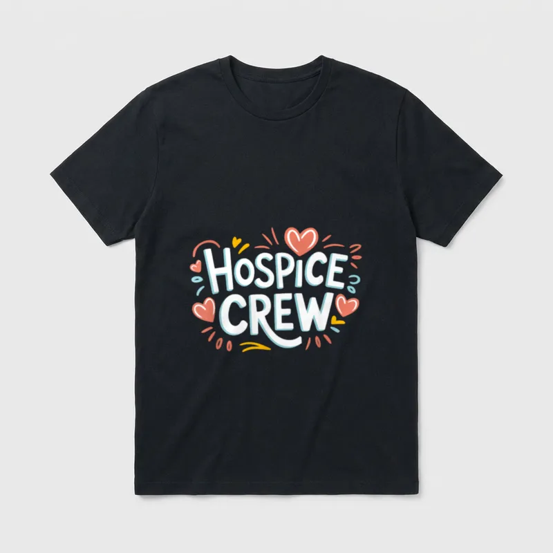 Hospice Nurse Team and Nursing T-Shirt – Classic T-Shirt in Black