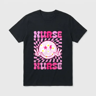 Groovy Nurse Future Appreciation Nursing T-Shirt – Classic T-Shirt in Black