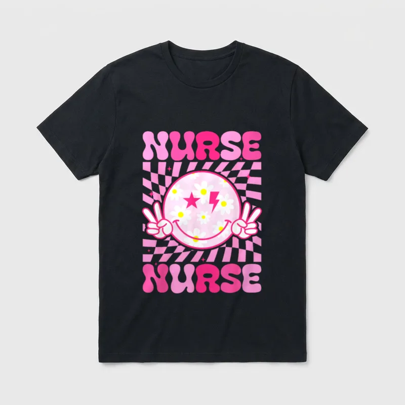 Groovy Nurse Future Appreciation Nursing T-Shirt – Classic T-Shirt in Black