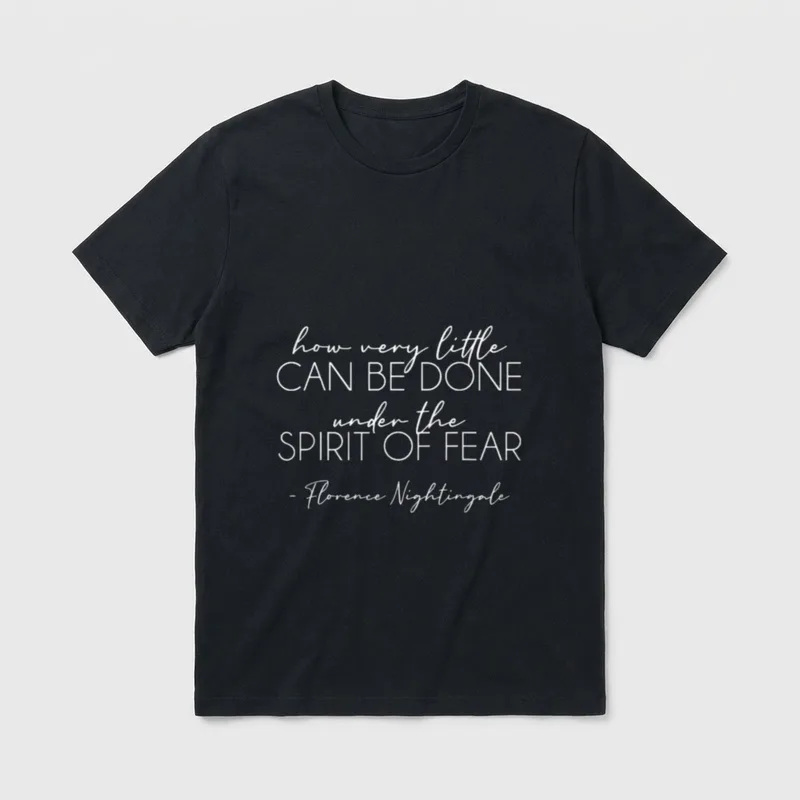 History Month Nurse Florence Nightingale T-Shirt – Classic T-Shirt in Black