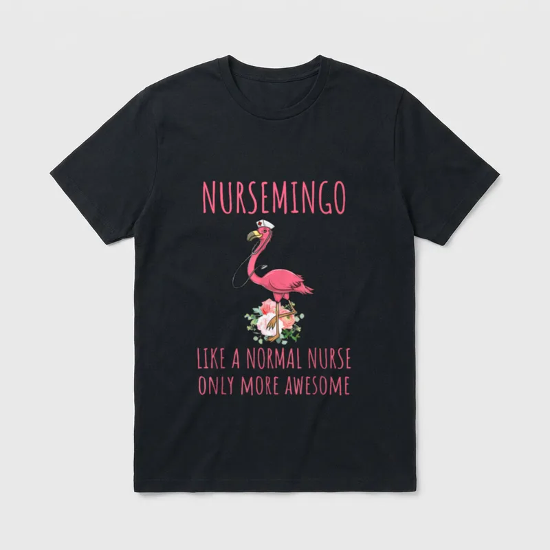 Nursemingo Like a Normal Nurse Only T-Shirt – Classic T-Shirt in Black