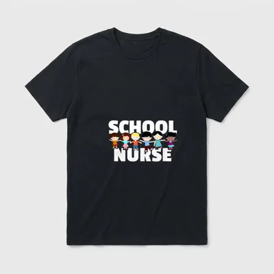 Elementary School Nurse RN LPN T-Shirt – Classic T-Shirt in Black